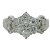 Platinum 1.00 ct Natural Diamond Ring