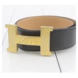 Hermes Constance H Leather Belt