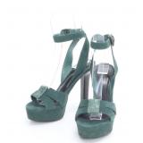 Bottega Veneta Intrecciato Heel Sandals Size 35