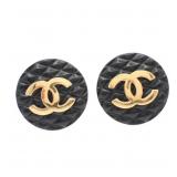 Chanel Large Coco Mark Clip-on Earrings