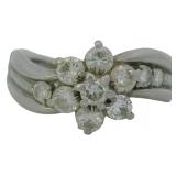 Platinum 1.00 ct Natural Brilliant Diamond Ring