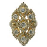 18k Gold 2.60 ct Natural Brilliant Diamond Ring