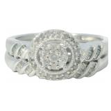 Round Brilliant 1/3 ct Diamond 2 pc Wedding Set