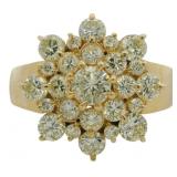 18kt Gold 1.71 ct Natural VS Diamond Ring