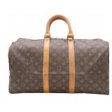 Louis Vuitton Monogram Keepall 45 Boston Bag