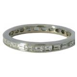 Platinum 1.00 ct Natural VS Diamond Eternity Band