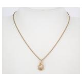 Christian Dior CD Logo Necklace