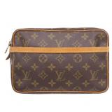 Louis Vuitton Monogram Compiegne 23 Clutch Bag