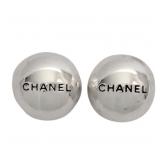 Chanel Logo Ball Earrings
