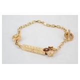 Versace Medusa Greca Chain Bracelet