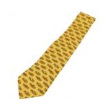 Ferragamo Bird Motif Tie 100% Silk