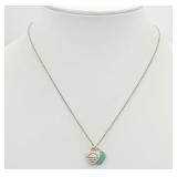 Tiffany & Co. Double Heart Necklace
