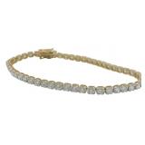 Brilliant 7.00 ct VS Lab Diamond Tennis Bracelet