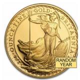 1/4 oz .9999 Gold Britannia (Year Varies)