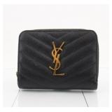 Yves Saint Laurent Compact Zip Wallet