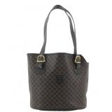 Celine Macadam Leather Shoulder Bag