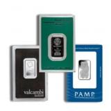 10 gram Platinum Bar - Brand Varies ( Carded )