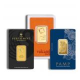 20 gram Gold Bar - Brand Varies (Carded)