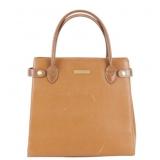 Burberry Nova Check Leather Shoulder Bag