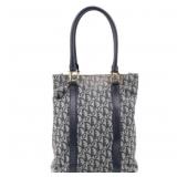 Christian Dior Trotter Leather Tote Bag