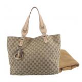 Gucci GG Canvas Icon Bit Tote Bag