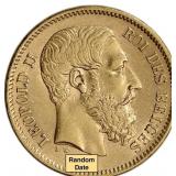 Belgium Gold 20 Francs - Leopold II (1867-1882)