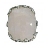 Genuine 23.50 ct Rose Quartz Dinner Ring
