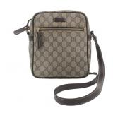 Gucci GG Supreme Leather Shoulder Bag