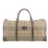 Burberry Checkered Boston Bag