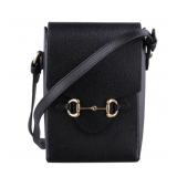 Gucci Horsebit Leather Shoulder Bag
