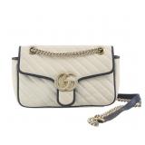 Gucci GG Marmont Leather Chain Shoulder Bag