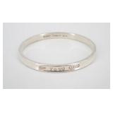 Tiffany & Co. 1837 Silver Bangle