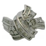 Platinum 1. 15 ct Natural Diamond Ring
