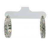Brilliant 5.00 ct Lab VS Diamond Huggie Hoops