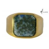 Talidara Genuine Lapis Signet Ring