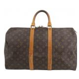 Louis Vuitton Monogram Keepall 45 Boston Bag