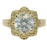 10kt Gold 2.09 ct Old European Lab Diamond Ring