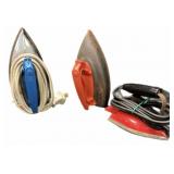 (3) Mid Century Toy Irons