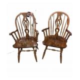 (2) PCS Two Vintage Wooden Windsor Chairs
