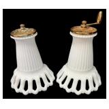 Rare 1950s George Thompson Milk Glass & Copper