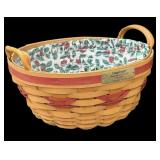 10 ï¿½ Double Lined Longaberger Basket 1999