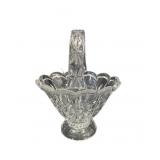 Clear Lead Crystal Basket
