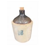 Vintage Western Stoneware 1-Gallon Jug