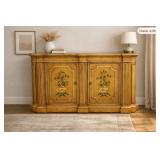 Estate Henredon 54" Sideboard with Painted Doors