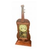 Vintage Violin Shelf Clock