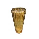 Vintage Amber Glass Vase