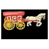 Cast Iron Ice Wagon