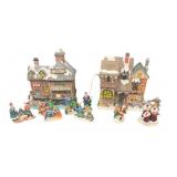 (11) PCS Christmas Village Decor
