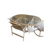 (5)PCS Estate Patio Table And Four Chairs