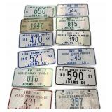 (12) Horse Drawn License Plates